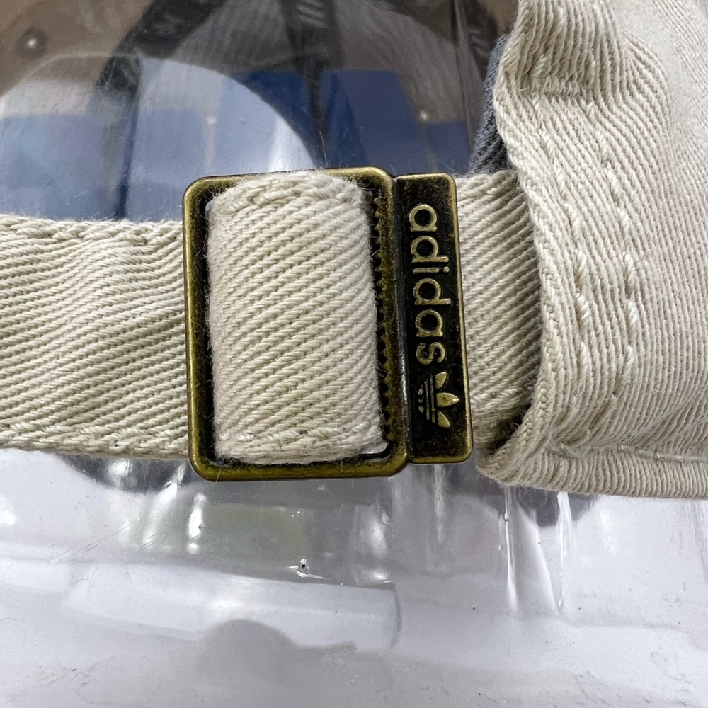 ADIDAS 100% COTTON KHAKI HAT/CAP, WITH BLACK LOGO EMBROIDERED, ADJ STRAP UNISEX - Picture 9 of 15
